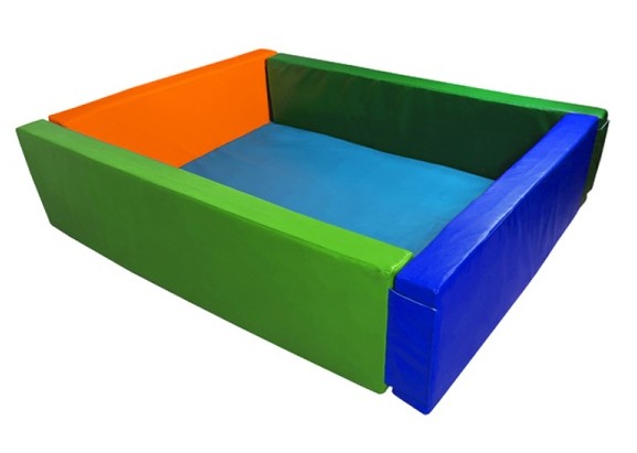 Сухой бассейн прямоугольный 2000х1500х500х100 мм (наполнитель холлослеп/холлофайбер)