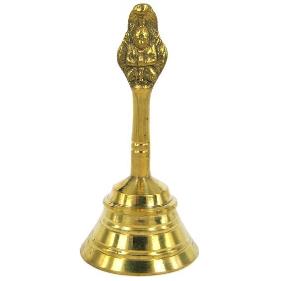 Колокольчик из латуни 13,5x6,5 см, Индия