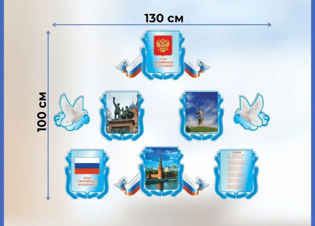 Наклейка СИМВОЛЫ РОССИИ