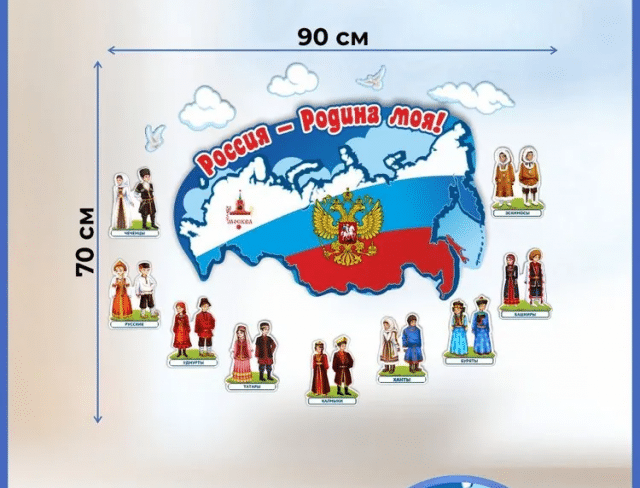 Наклейка НАРОДЫ РОССИИ