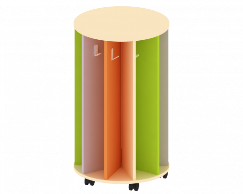 Полотенечница круглая на колесах