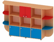 Стенка для игрушек 1680х1100х350 мм.
